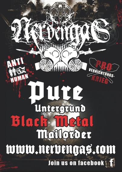 Black Metal Shop: Nervengas Versand - Nervengas Mailorder - Underground Black Metal Shop
